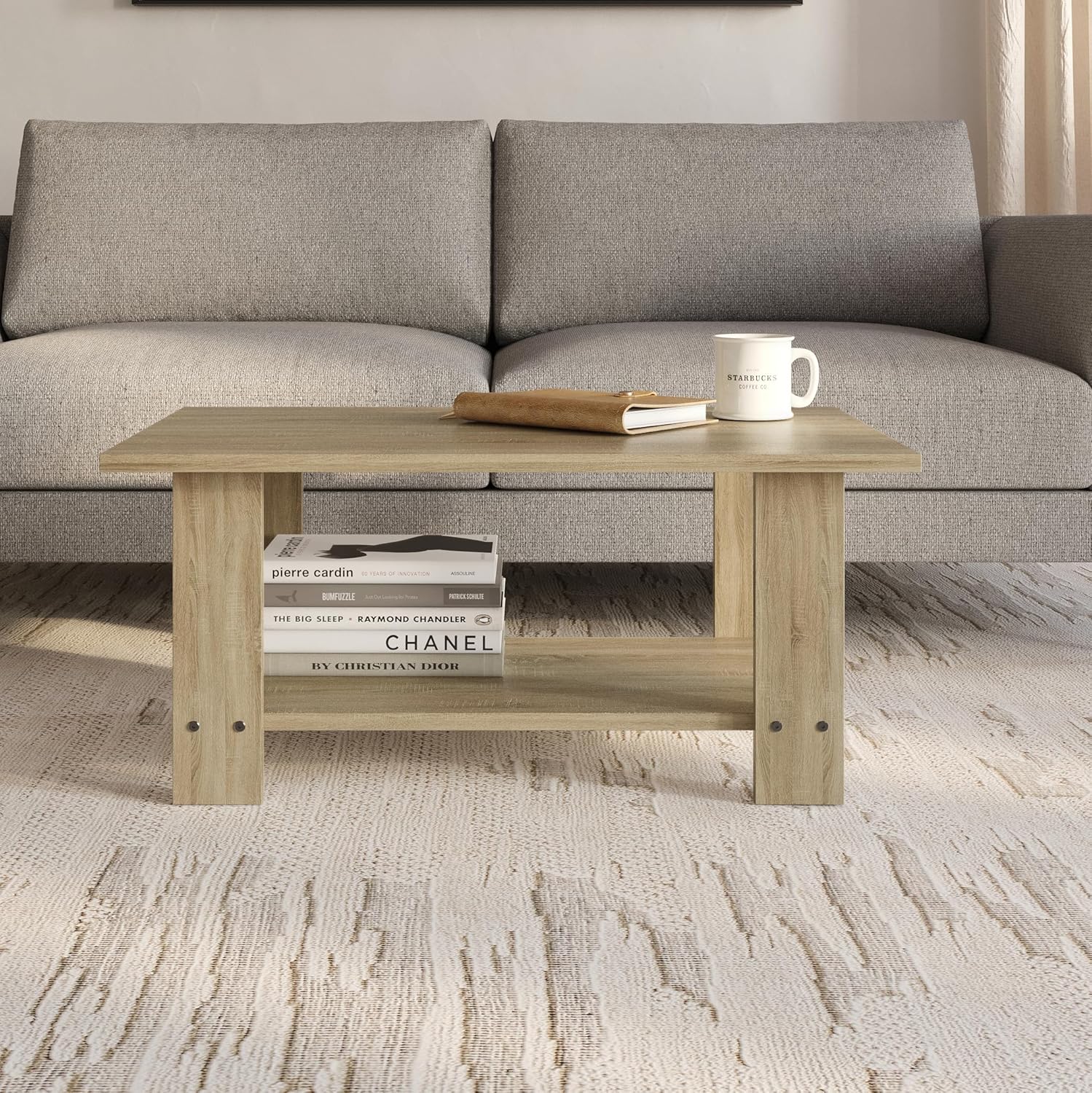 Furlay Wooden Coffee Table