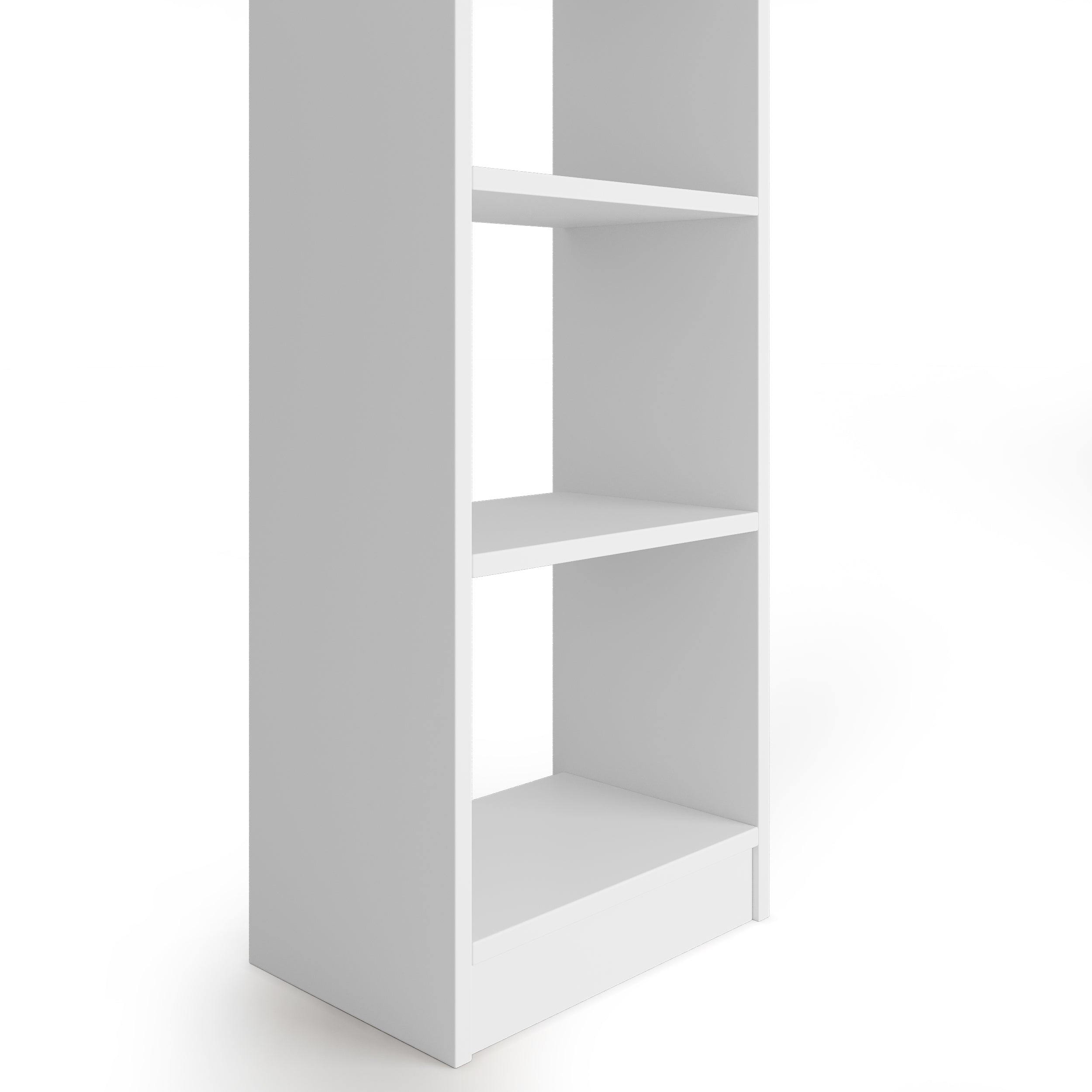 Furlay HexaShelf 6 Tier Bookshelf & Storage Rack (White)
