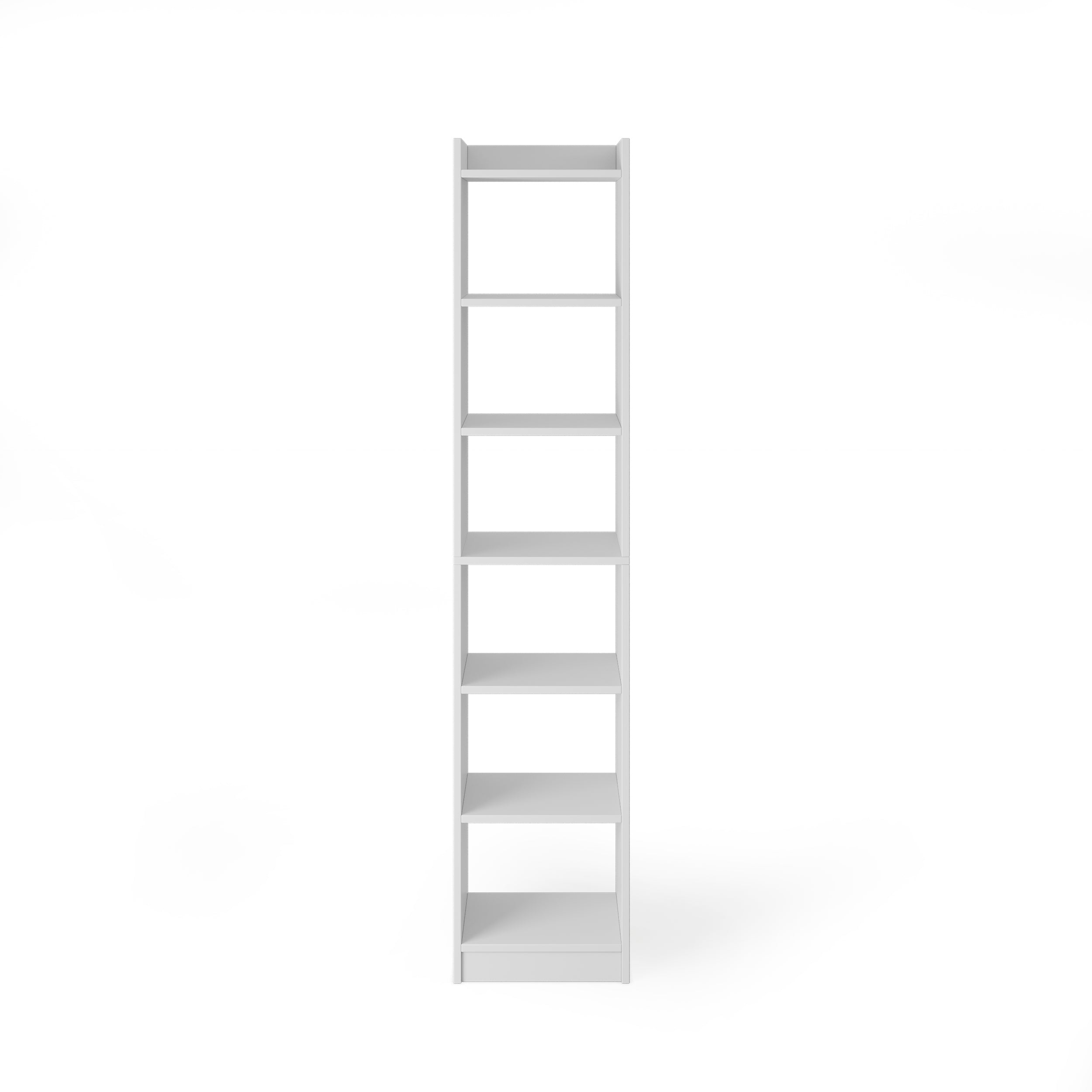 Furlay HexaShelf 6 Tier Bookshelf & Storage Rack (White)