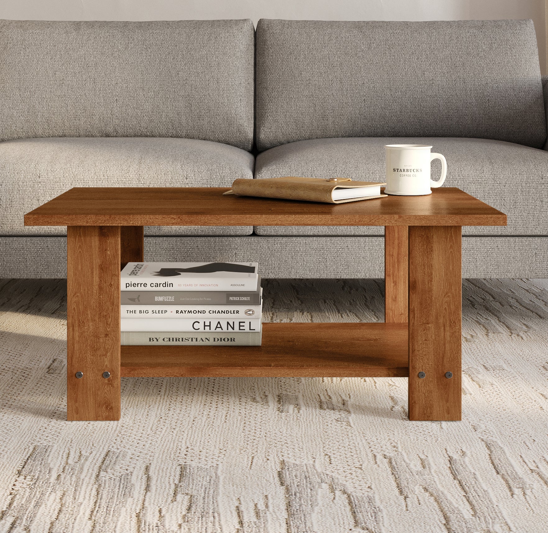 Furlay Wooden Coffee Table