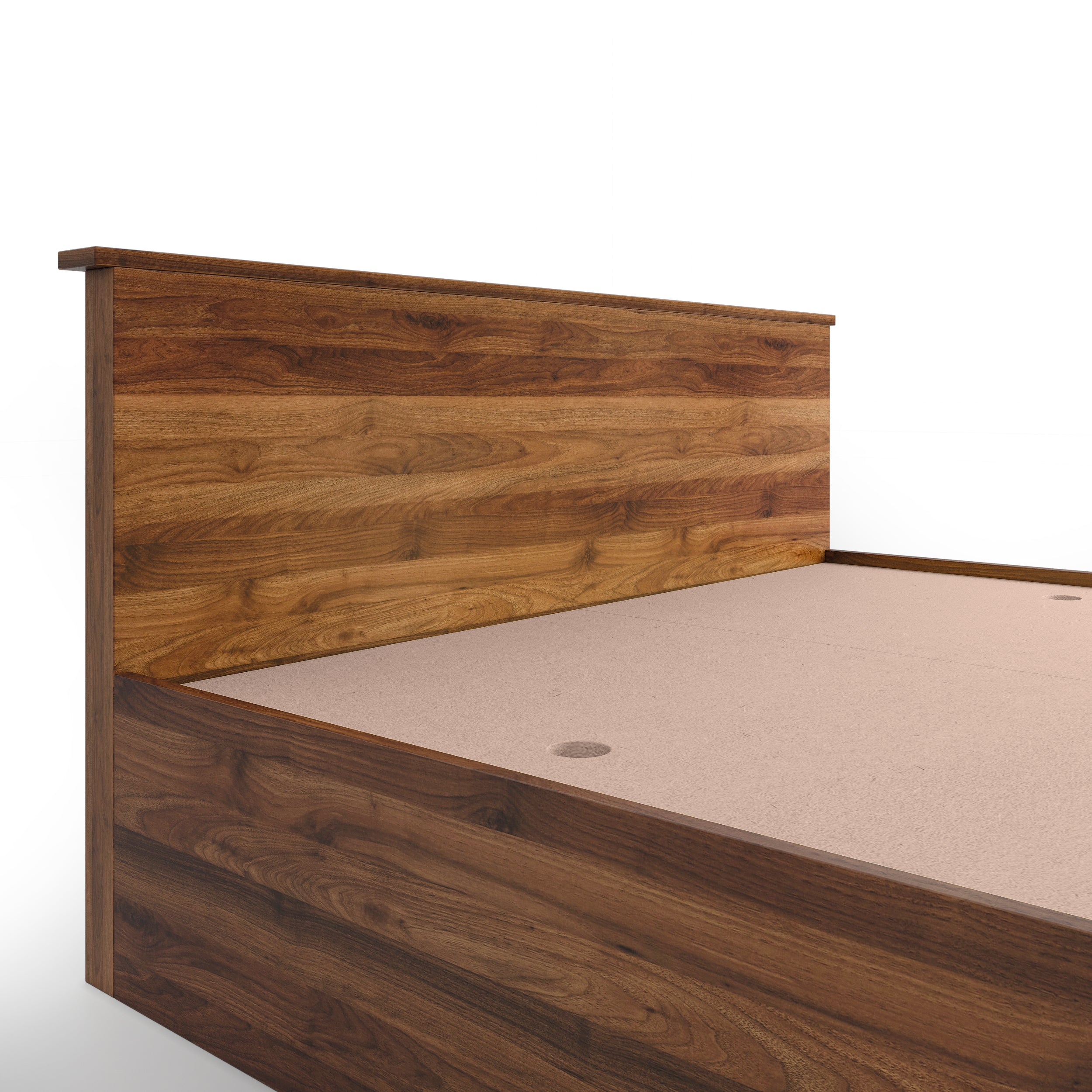 Furlay Petra King Bed with Storage 78x72 in (Woodland)