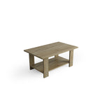FURLAY Woodland Engineered Wood Coffee Table with Bottom Shelf – 90 x 55 x 40 cm (001, Classic Oak)