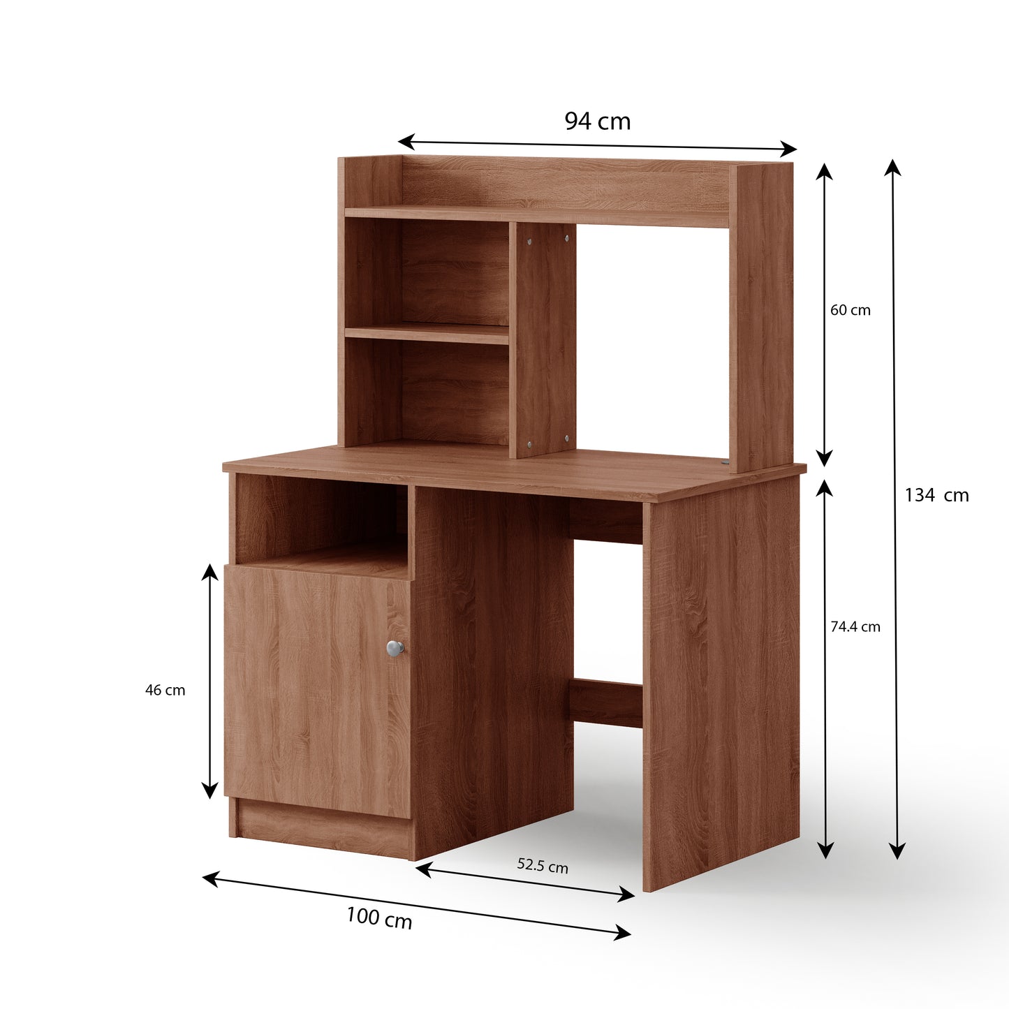 FURLAY Prodesk Office Desk and Study Table (Woodland)