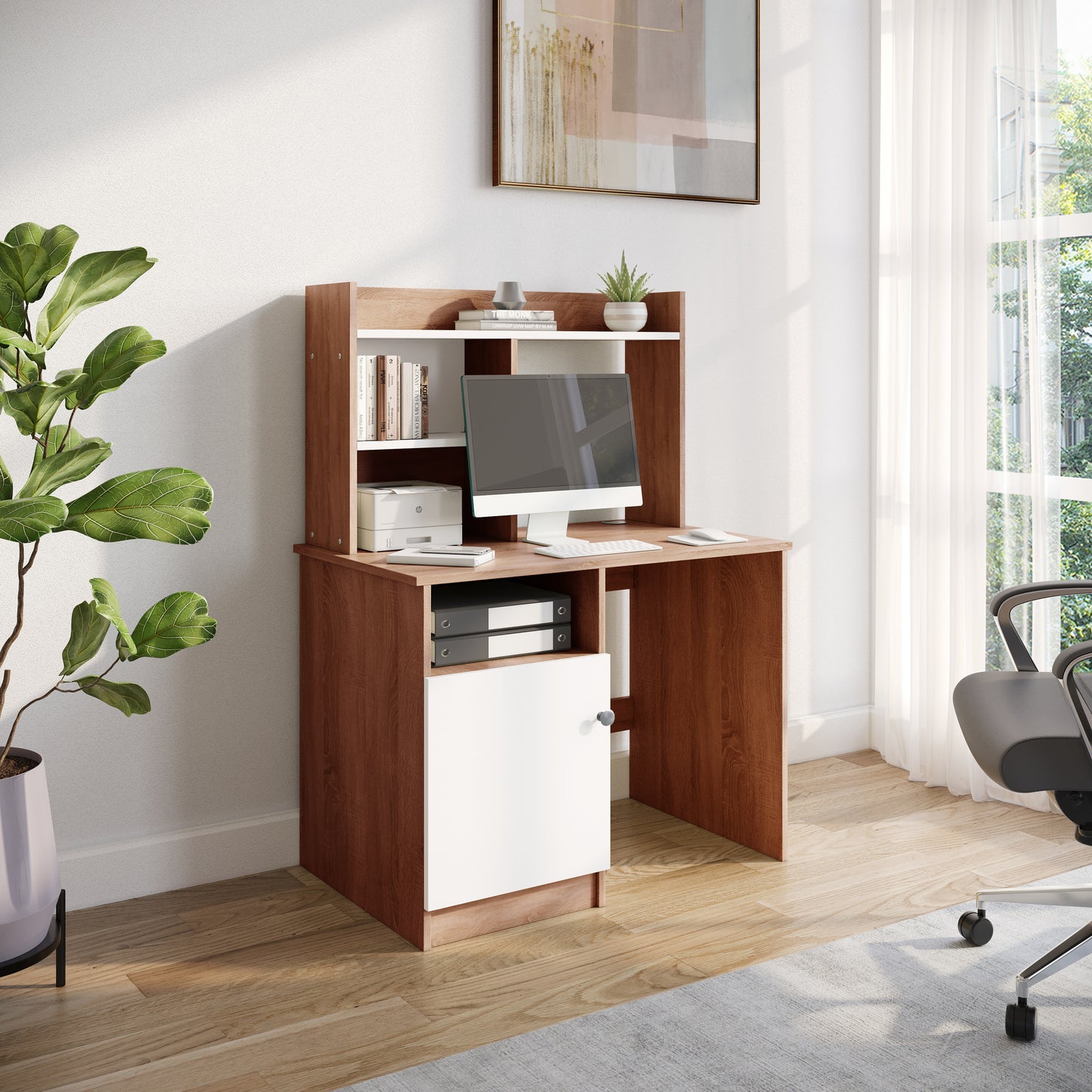 FURLAY Prodesk Office Desk and Study Table (Mulit Colour)