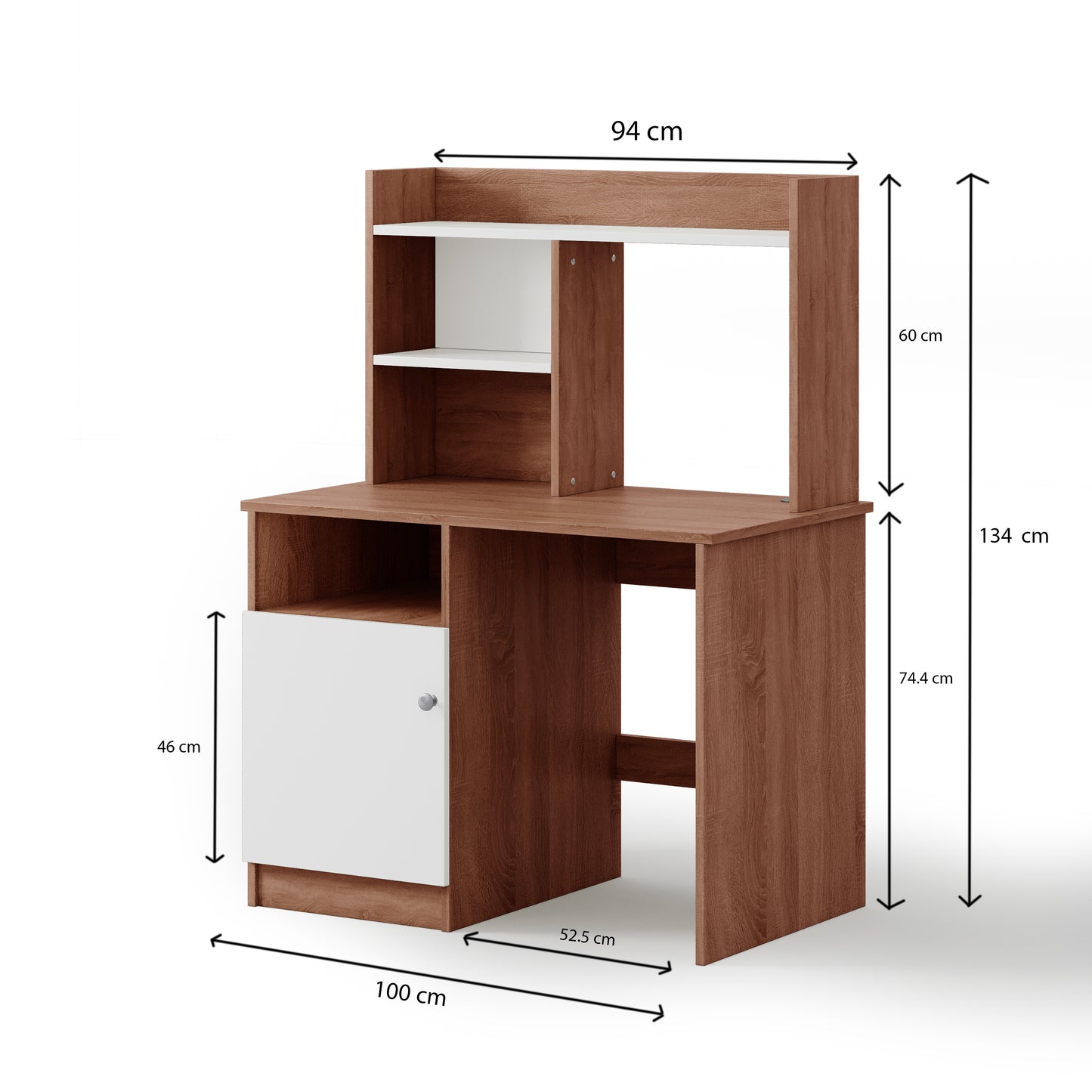 FURLAY Prodesk Office Desk and Study Table (Mulit Colour)