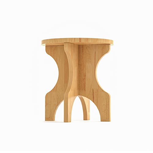 FURLAY Solid Wood Side Table (Design 1)