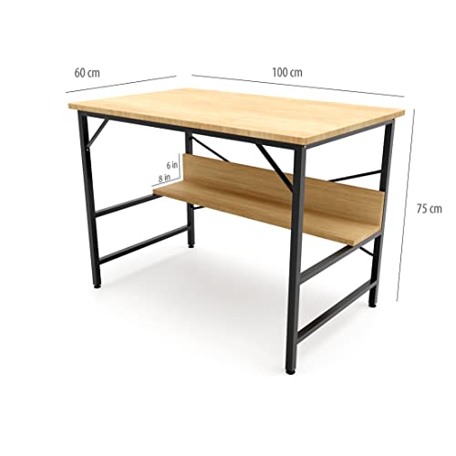 FURLAY Office Desk FFT (Beige) (Engineered Wood)