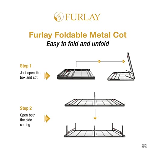 FURLAY Foldable Metal Bed Frame