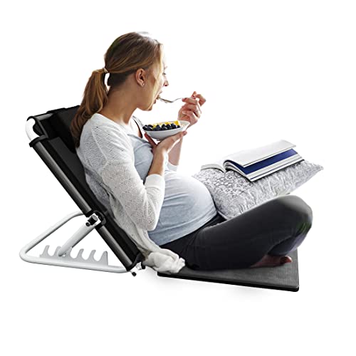 FURLAY Adjustable Back Rest with Memory Foam Head Rest