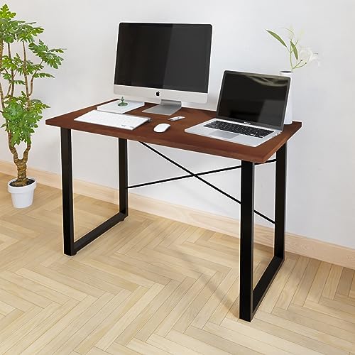 FURLAY Office Desk 24In x 48In (25mm Wood), Acacia Color